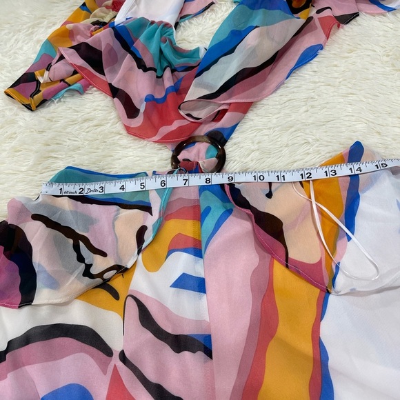 Luxxel Multicolor Abstract Two-Piece Set - Picture 7 of 10